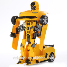 JIA QI TTT661 Bumblebee Trooper Fierce Radio Control Deform Robot 2.4G - YELLOW AND BLACK Rc Robot